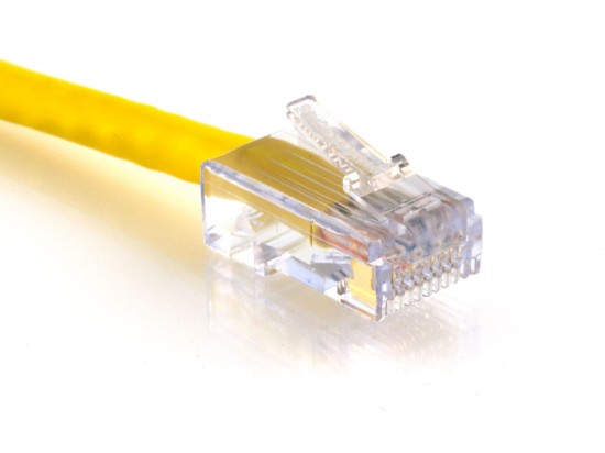 Picture of CAT6 Patch Cable - 1 FT, Yellow, Assembled