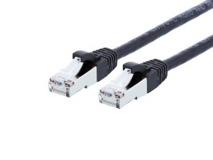 Picture of CAT8 Patch Cable - 7 FT, Black, Booted