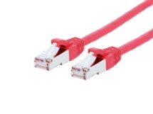 Picture of CAT8 Patch Cable - 3 FT, Red, Booted