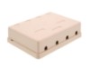 Picture of 4 Port Surface Mount Box - Ivory