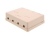 Picture of 4 Port Surface Mount Box - Ivory