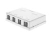 Picture of 4 Port Surface Mount Box - White