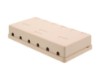 Picture of 6 Port Surface Mount Box - Ivory