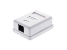 Picture of Surface Mount Box with CAT5e 110 Punch Down Terminals - RJ45 - 8 Conductor
