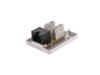 Picture of Surface Mount Box with CAT6 110 Punch Down Terminals - RJ45 - 8 Conductor