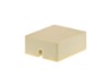 Picture of 4 Conductor RJ11 Ivory Surface Mount Box with Screw Terminals