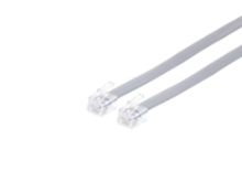 Picture of RJ12 6 Conductor Cross Wired Modular Telephone Cable - 15 FT