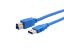 Picture of USB 3.0 SuperSpeed Cable A to B M/M - 3 FT