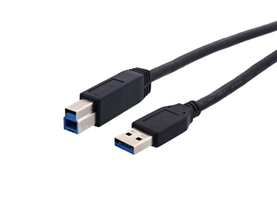 Picture of USB 3.0 SuperSpeed Cable A to B M/M - 2 FT