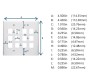 Picture of 12 Port Keystone Faceplate - Dual Gang - Ivory