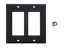 Picture of Dual Gang Decorex Wall Plate - Black