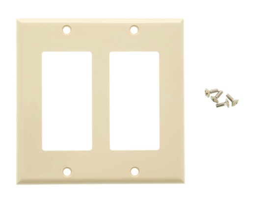 Picture of Dual Gang Decorex Wall Plate - Ivory