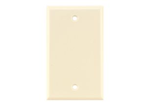 Picture of Blank Keystone Faceplate - Single Gang - Almond