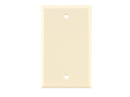 Picture of Blank Keystone Faceplate - Single Gang - Almond