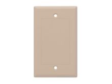Picture of Blank Keystone Faceplate - Single Gang - Beige