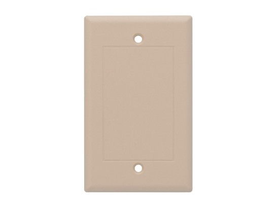 Picture of Blank Keystone Faceplate - Single Gang - Beige