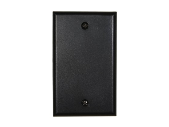 Picture of Blank Keystone Faceplate - Single Gang - Black