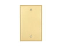 Picture of Blank Keystone Faceplate - Single Gang - Ivory