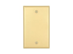 Picture of Blank Keystone Faceplate - Single Gang - Ivory