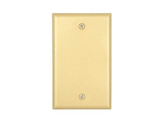 Picture of Blank Keystone Faceplate - Single Gang - Ivory