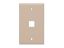Picture of 1 Port Keystone Faceplate - Single Gang - Beige