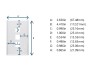 Picture of 3 Port Keystone Faceplate - Single Gang - Almond