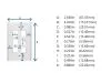 Picture of 6 Port Keystone Faceplate - Single Gang - Almond