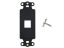 Picture of 1 Port Decorex Face Plate Insert - Black