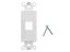 Picture of 1 Port Decorex Face Plate Insert - White