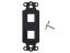 Picture of 2 Port Decorex Face Plate Insert - Black