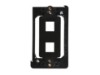 Picture of 2 Port Decorex Face Plate Insert - Black