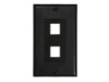 Picture of 2 Port Decorex Face Plate Insert - Black