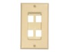 Picture of 4 Port Decorex Face Plate Insert - Ivory