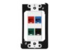 Picture of 4 Port Decorex Face Plate Insert - White