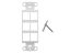 Picture of 6 Port Decorex Face Plate Insert - White