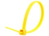 Picture of 6 Inch Yellow Intermediate Cable Tie - 100 Pack