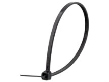 Picture of 8 Inch Black UV Intermediate Cable Tie - 100 Pack