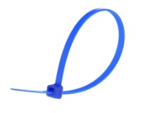 Picture of 8 Inch Blue Standard Cable Tie - 100 Pack