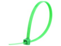 Picture of 8 Inch Green Standard Cable Tie - 100 Pack