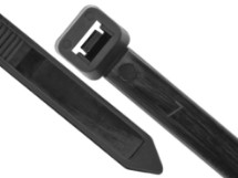 Picture of 17 Inch Black UV Heavy Duty Cable Tie - 100 Pack