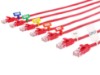 Picture of 4 Inch Red Miniature ID Cable Tie - Outside Flag - 100 Pack
