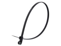 Picture of 12 1/2 Inch Natural Mount Head Cable Tie - 100 Pack