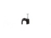 Picture of 10mm White Flat Nail Cable Clip - 100 Pack