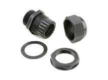 Picture of 16mm Black Nylon Cable Gland for 5 - 10mm Cable - 5 Pack