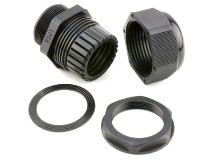 Picture of 25mm Black Nylon Cable Gland for 13 - 18mm Cable - 3 Pack