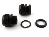 Picture of 1 1/4 Inch Black Nylon Cable Gland for 22 - 32mm Cable - 2 Pack