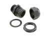 Picture of 1/4 Inch Black Nylon Cable Gland for 3 - 6.5mm Cable - 5 Pack