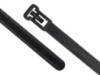 Picture of 12 Inch Natural Standard Releasable Cable Tie - 100 Pack