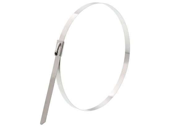 Picture of 12 Inch Standard Stainless Steel Cable Tie - 100 Pack