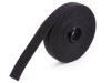 Picture of 3/8 Inch Continuous Black Hook and Loop Wrap - 10 Yards